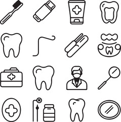 set of icons