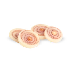 lemongrass sliced isolated on white background