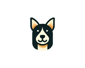 Dog Vector Logo Design Icon illustration