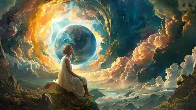 the sun and the moon