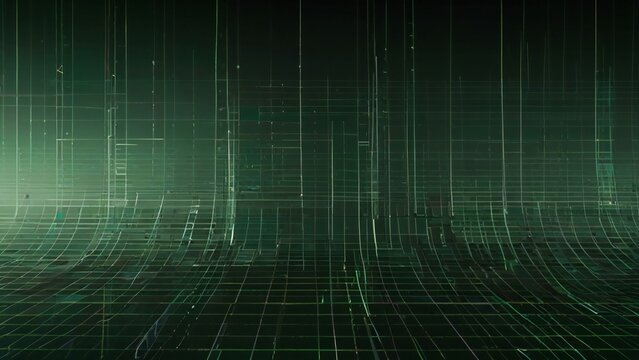 green binary code