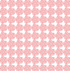 seamless pattern with snowflakes