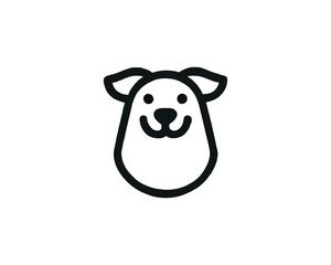 Dog Vector Logo Design Icon illustration