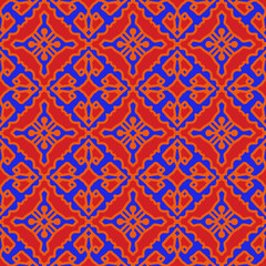 pattern flower damask ethnic boho American ikat texture tribal geometric background mandalas