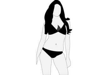 silhouette of a woman