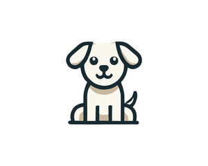 Dog Vector Logo Design Icon illustration