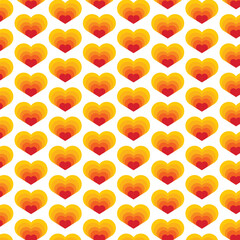 seamless background with hearts