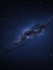 Fototapeta premium A breathtaking view of the night sky with a multitude of stars and planets, stars, heavenly scene, space, celestial bodies, night sky