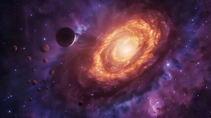 Fototapeta premium galaxy in space