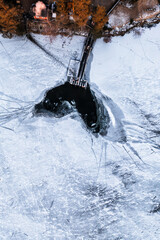 Swimming on the winter time