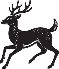 Deer silhouette vector