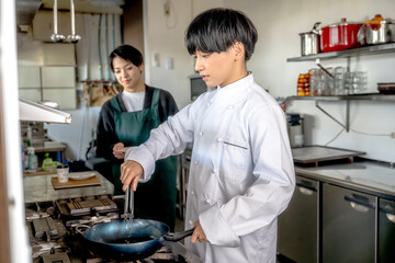 シェフとスタッフ