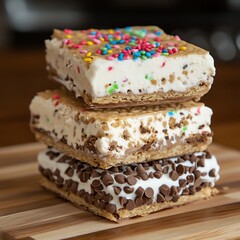 A Stack of Delicious Ice Cream Sandwiches