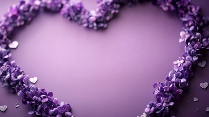 simple valentine background, purple color