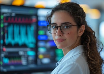 Female Doctor in White Coat in Hospital, National Hospitalist Day, Confidence in Hospital Care