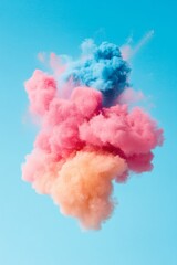 Holi Celebration Exploding Powders in Vibrant Colors for Festive Holi and Diwali Events