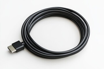 3D Charging Cable for Laptop Isolated and