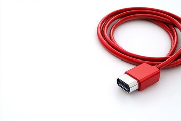 3D Charging Cable for Laptop Isolated and