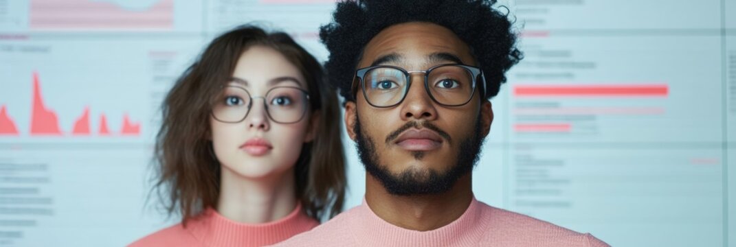 Future-Ready Education Hub Diverse Student Team in Digital Conference Room with Interactive Screens - Enhancing Blended Learning for Modern Workforce Development