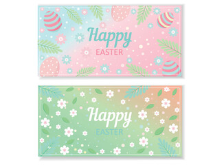 Pastel Easter Holiday Greeting Banner