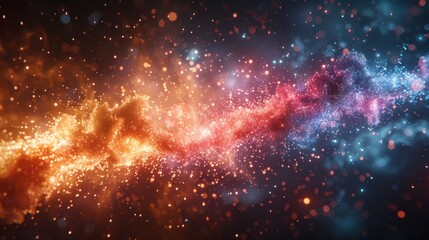 Transforming Particle Powder into Vibrant Multi-Color Punch Effects