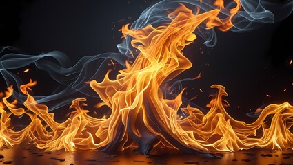 Epic Dynamic Flames and Heat Waves Visuals