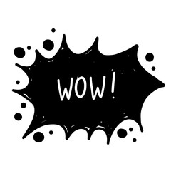 Speech Bubbles doodle sketch lettering elements isolated on white background. Social media silhouette information text circle oval forms