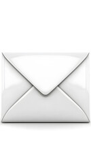 Elegant white envelope on a clean background.