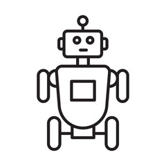 Humanoid Robot Icon - AI-Powered Robots for Smart Applications