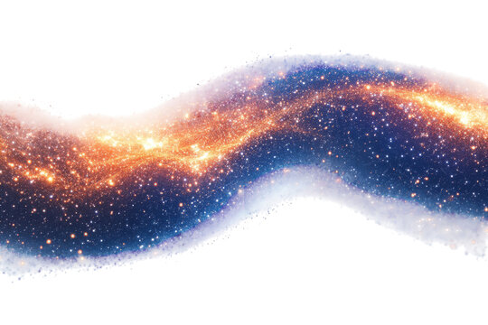 Stunning cosmic swirl showcasing vibrant colors of the universe with stars and galaxies illuminated in a beautiful display - Powered by Adobe