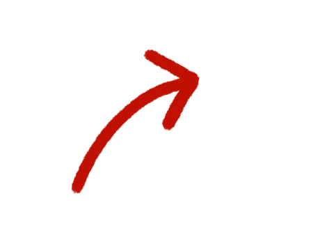 Red arrow towards right 