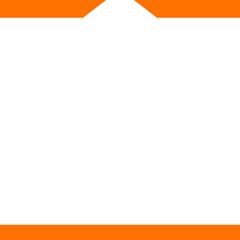orange text box for any text with envelope
