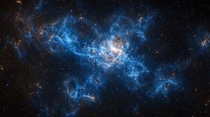Celestial Nebula Stunning Deep Space Image of Cosmic Clouds and Stars
