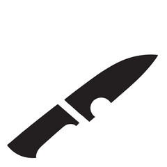 Obraz premium Simple Knife Vector Graphic