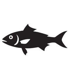 Basic Fish Vector Graphic