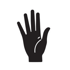 Vector Hand Graphic for Gestures or Communication Concepts