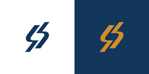 Unique and modern S logo design