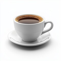 Fototapeta premium White Background Coffee Icon
