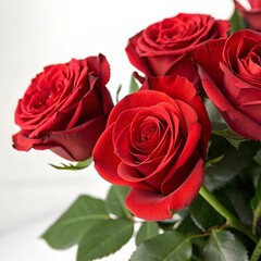 Fototapeta premium roses valentines day isolated on transparent background