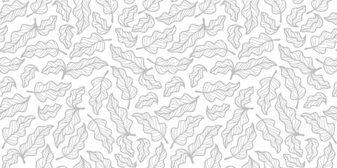 leaves vector pattern background. Green leaf seamless pattern. leaves pattern background. seamless patterns with green leaves.