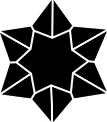 Jewel and gem icon. Gemstone luxury black vector isolated on transparent background. angle of crystal diamond gemstone elements for jewelry, shiny, wealth fashion gift princess and web