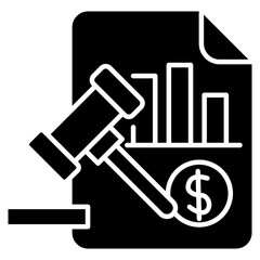 Financial Law  Icon Element For Design