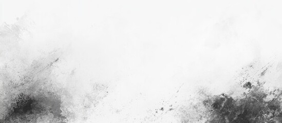 Abstract black and white texture with smoke or fog elements and copy space for text placement