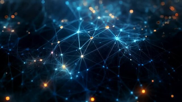 Network Topology Background | Connected Nodes | Interconnectivity | Data Flow | Digital Nexus