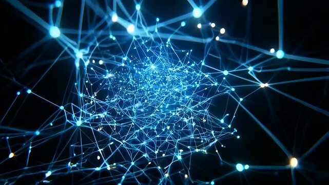 Network Topology Background | Connected Nodes | Interconnectivity | Data Flow | Digital Nexus