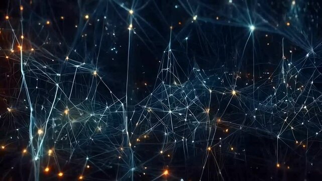 Network Topology Background | Connected Nodes | Interconnectivity | Data Flow | Digital Nexus