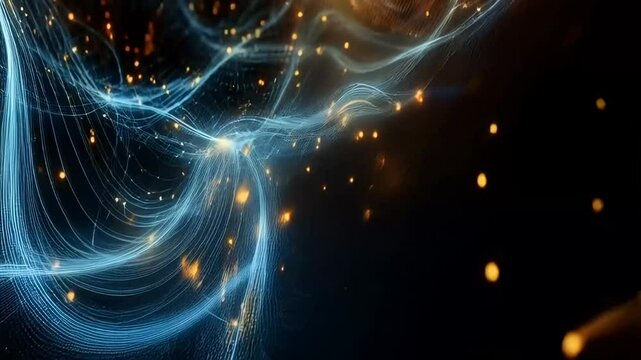 Network Topology Background | Connected Nodes | Interconnectivity | Data Flow | Digital Nexus