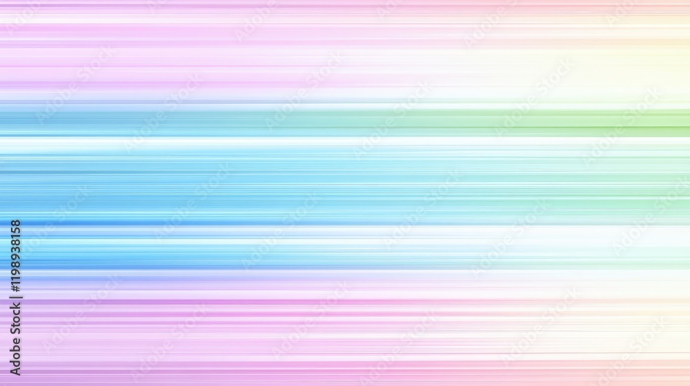 Poster abstract pastel gradient background with smooth horizontal lines and copy space for text placement