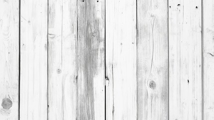 Obraz premium Whitewashed wooden planks background with natural grain texture and imperfections suitable for various design applications Copy Space