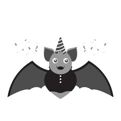 Fototapeta premium Birthday Party Animal Character - Bat
